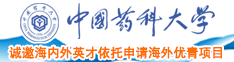 大鸡巴操屄视频中国药科大学诚邀海内外英才依托申请海外优青项目